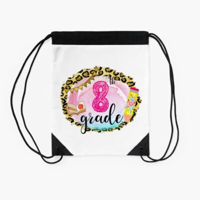 Back To School First Day Of Eighth Grade Drawstring Bag DSB229 2 Back To School First Day Of Eighth Grade Drawstring Bag DSB229 2