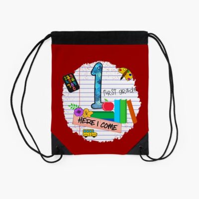 Back To School First Day Of First Grade Drawstring Bag DSB168 2 Back To School First Day Of First Grade Drawstring Bag DSB168 2
