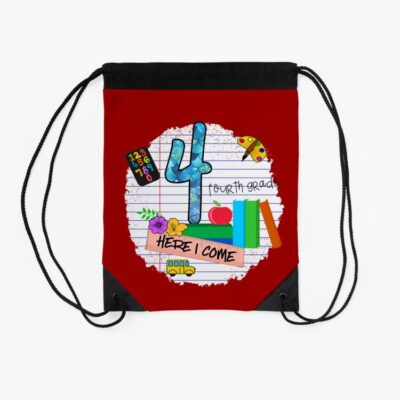 Back To School First Day Of Fourth Grade Drawstring Bag DSB273 2 Back To School First Day Of Fourth Grade Drawstring Bag DSB273 2