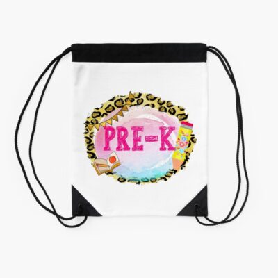 Back To School First Day Of Pre K Drawstring Bag DSB458 2 Back To School First Day Of Pre K Drawstring Bag DSB458 2