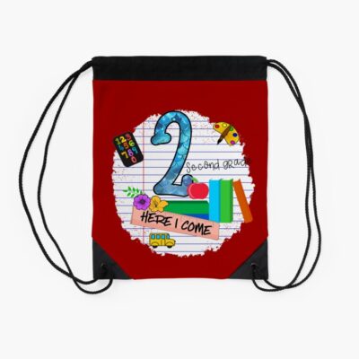 Back To School First Day Of Second Grade Drawstring Bag DSB228 2