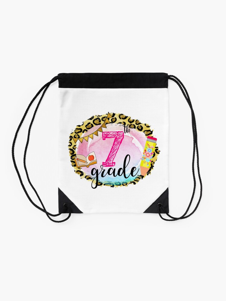 Back-To-School-First-Day-Of-Seventh-Grade-Drawstring-Bag-DSB167-2 Back To School First Day Of Seventh Grade Drawstring Bag DSB167 2