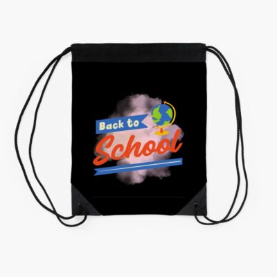 Back To School Globe Drawstring Bag DSB1435 2 Back To School Globe Drawstring Bag DSB1435 2