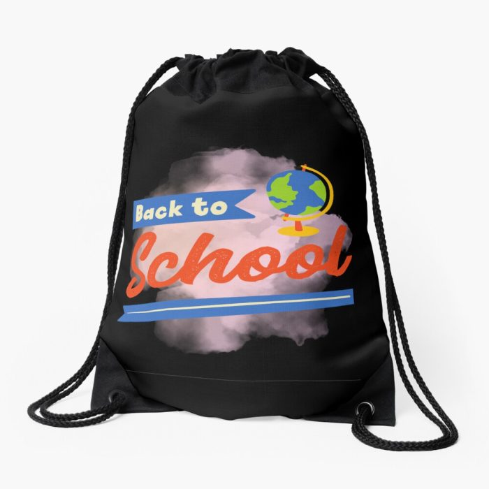 Back To School Globe Drawstring Bag DSB1435