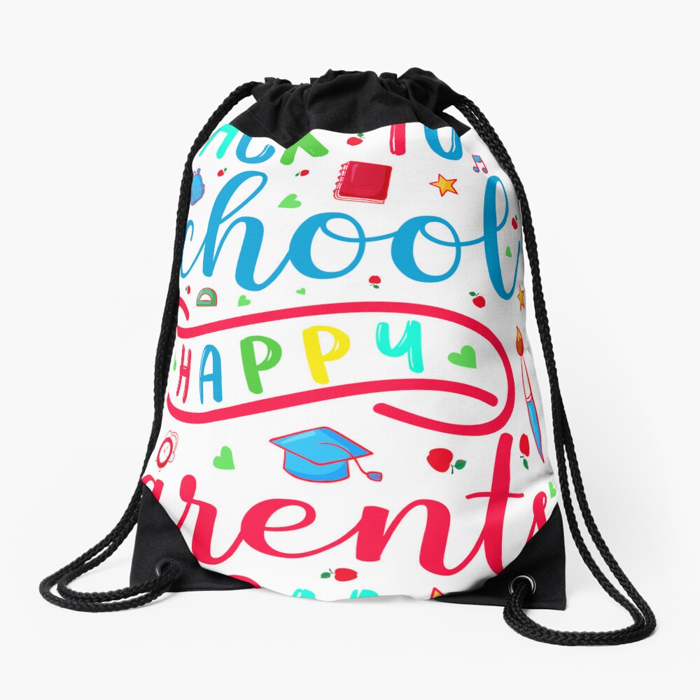 Back-To-School-Happy-Parents-Day-Drawstring-Bag-DSB1195 Back To School Happy Parents Day Drawstring Bag DSB1195