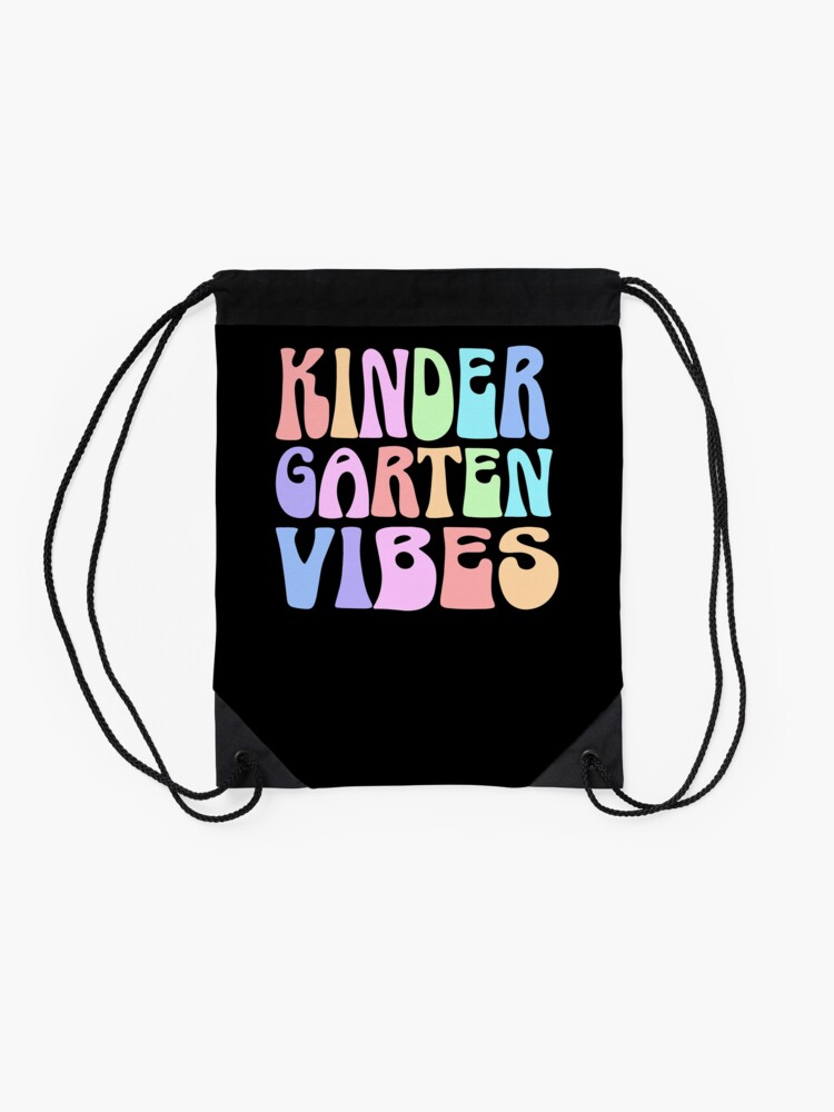 Back-To-School-Kindergarten-Vibes-First-Day-Teacher-Students-Drawstring-Bag-DSB1147-2 Back To School Kindergarten Vibes First Day Teacher Students Drawstring Bag DSB1147 2