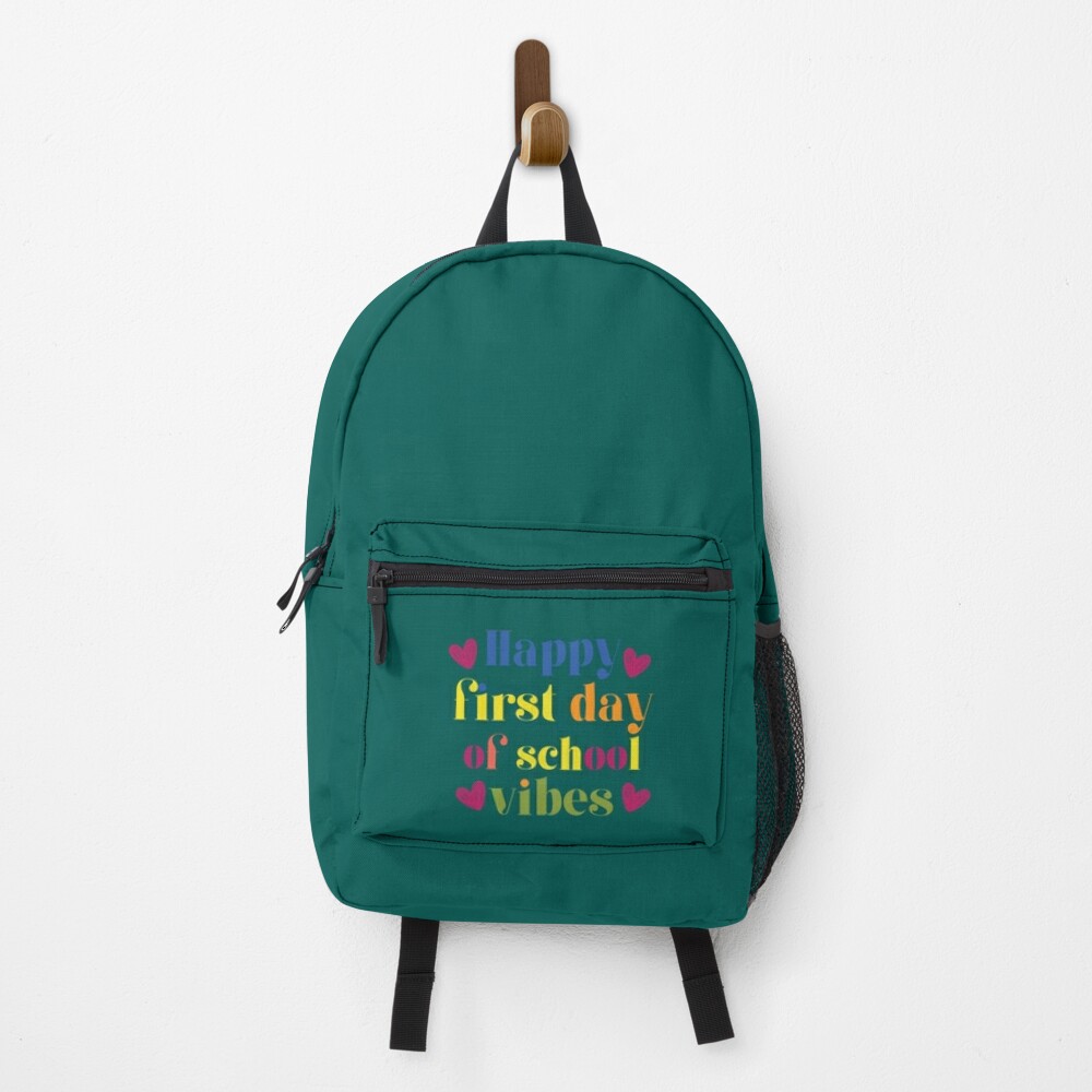 Back To School Kindergarten Vibes Student Teacher Retro Backpack PBP1002