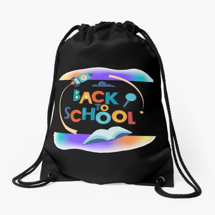 Back To School Rocket Drawstring Bag DSB1465