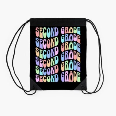 Back To School Second Grade Vibes First Day Teacher Students Drawstring Bag DSB1237 2