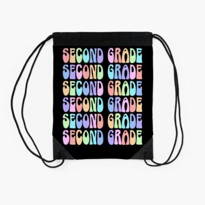 Back To School Second Grade Vibes First Day Teacher Students Drawstring Bag DSB1296 2 Back To School Second Grade Vibes First Day Teacher Students Drawstring Bag DSB1296 2
