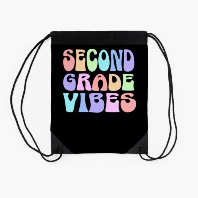 Back To School Second Grade Vibes First Day Teacher Students Drawstring Bag DSB1298 2 Back To School Second Grade Vibes First Day Teacher Students Drawstring Bag DSB1298 2