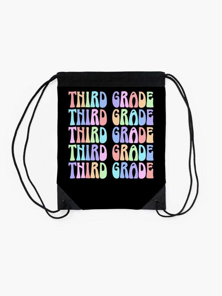 Back-To-School-Third-Grade-Vibes-First-Day-Teacher-Students-Drawstring-Bag-DSB1295-2 Back To School Third Grade Vibes First Day Teacher Students Drawstring Bag DSB1295 2