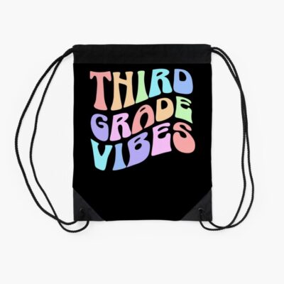 Back To School Third Grade Vibes First Day Teacher Students Drawstring Bag DSB1299 2