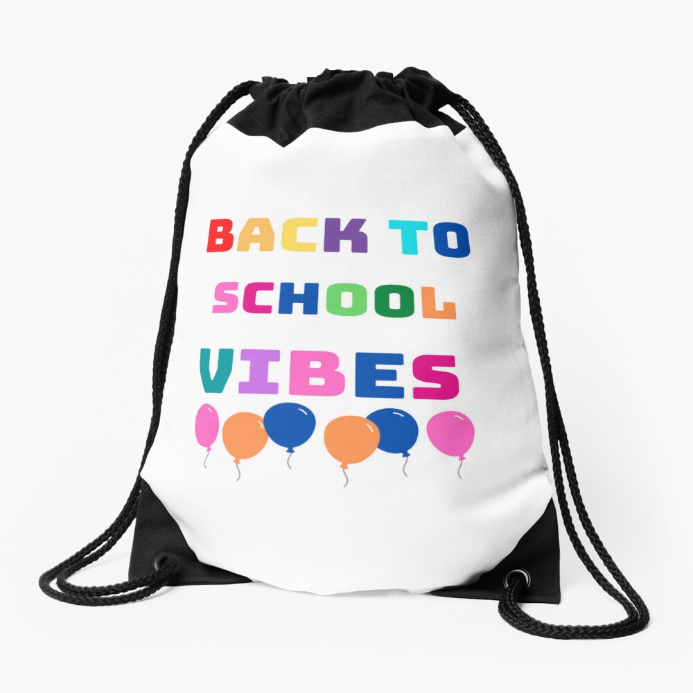 Back To School Vibes Drawstring Bag DSB1176
