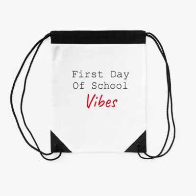 Back To School Vibes Happy First Day Of School Drawstring Bag DSB1233 2 Back To School Vibes Happy First Day Of School Drawstring Bag DSB1233 2