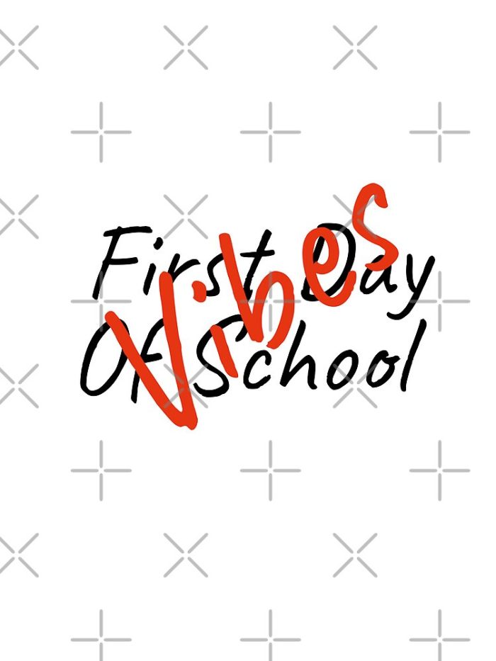 Back To School Vibes Happy First Day Of School Drawstring Bag DSB1246 1