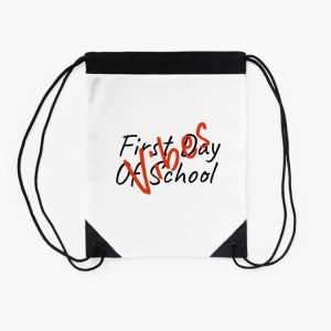 Back To School Vibes Happy First Day Of School Drawstring Bag DSB1246 2