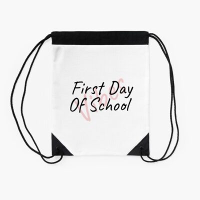 Back To School Vibes Happy First Day Of School Drawstring Bag DSB1303 2