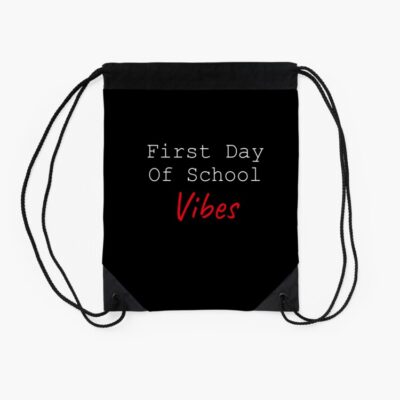 Back To School Vibes Happy First Day Of School Drawstring Bag DSB1304 2 Back To School Vibes Happy First Day Of School Drawstring Bag DSB1304 2