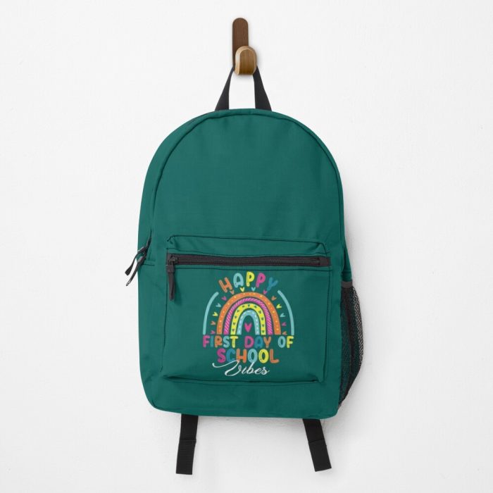 Back To School Vibes Happy First Day Of School For Teachers Backpack PBP885
