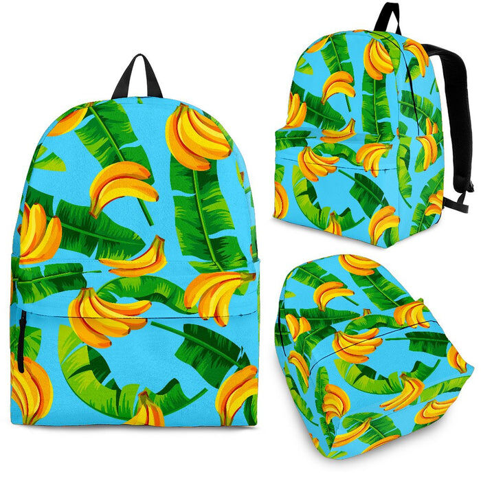 Banana Leaf Pattern Print Back To School Backpack BP538