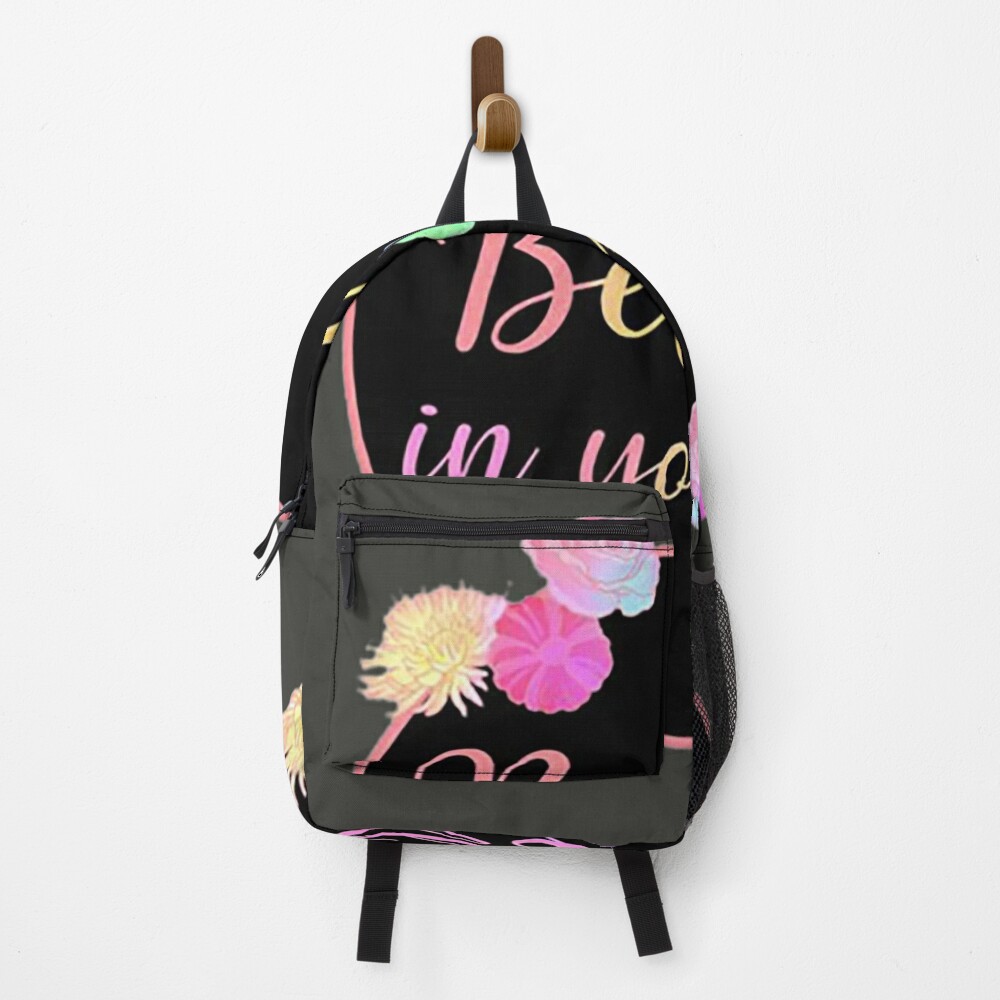 Believe-In-Yourself-With-Roses-Flowers-Flowers-Backpack-PBP474 Believe In Yourself With Roses Flowers - Flowers Backpack PBP474