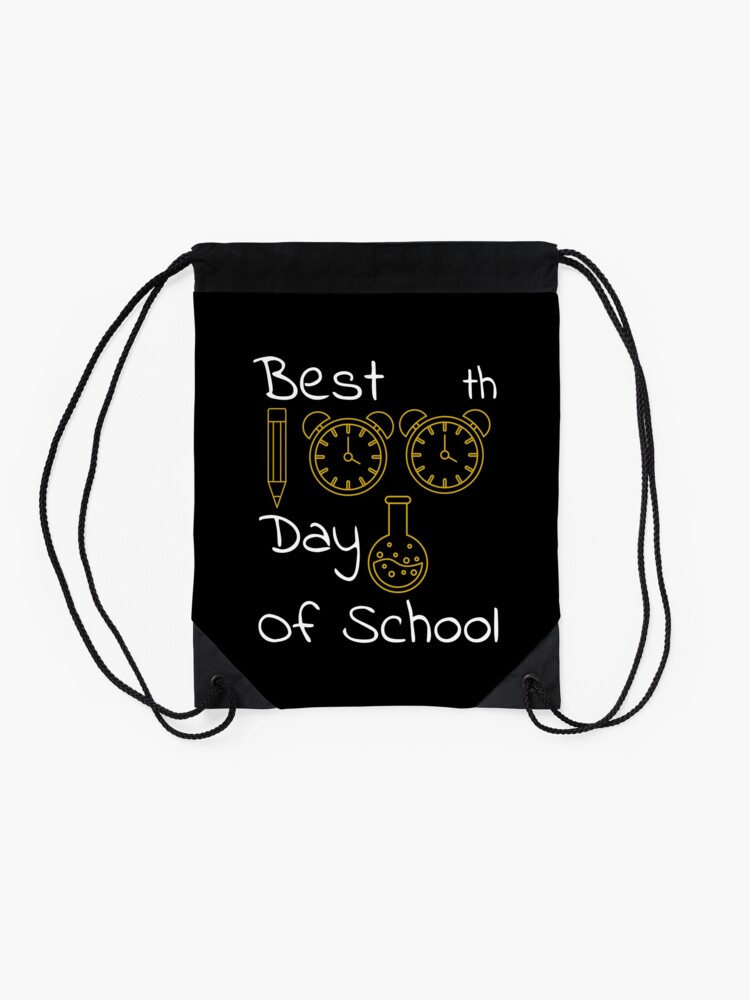 Best-100Th-Day-Of-School-Drawstring-Bag-DSB1289-2 Best 100Th Day Of School Drawstring Bag DSB1289 2