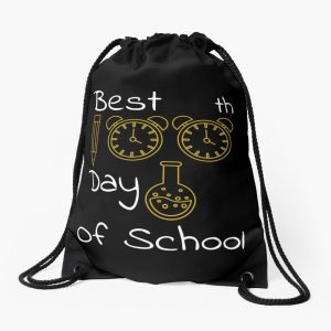 Best 100Th Day Of School Drawstring Bag DSB1289