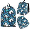 Blue Rainbow Unicorn Pattern Print Back To School Backpack BP476