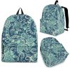 Blue Sky Paisley Bohemian Pattern Print Back To School Backpack BP473
