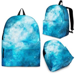 Blue Sky Universe Galaxy Space Print Back To School Backpack BP472