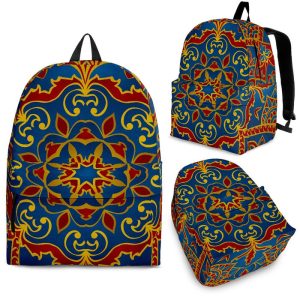 Bohemian Indian Mandala Pattern Print Back To School Backpack BP463