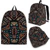 Boho Tribal Aztec Pattern Print Back To School Backpack BP440