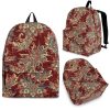 Brick Floral Bohemian Pattern Print Back To School Backpack BP461