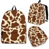 Brown Cow Print Back To School Backpack BP348