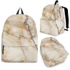 Brown Marble Print Back To School Backpack BP456