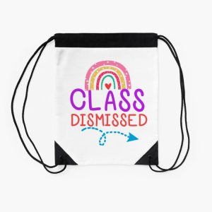 Class Dismissed Last Day Of School Drawstring Bag DSB412 2