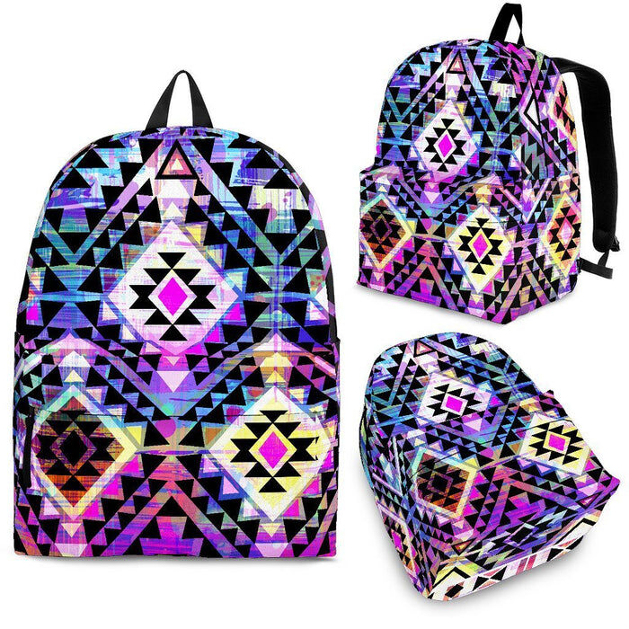 Colorful Aztec Pattern Print Back To School Backpack BP437