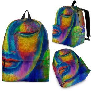 Colorful Buddha Print Back To School Backpack BP152