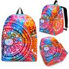Colorful Circle Mandala Print Back To School Backpack BP297