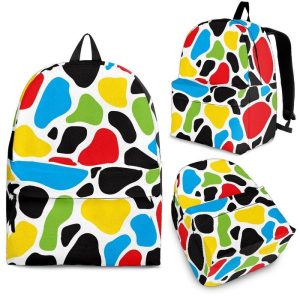 Colorful Cow Print Back To School Backpack BP147