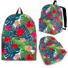 Colorful Hawaii Floral Pattern Print Back To School Backpack BP294