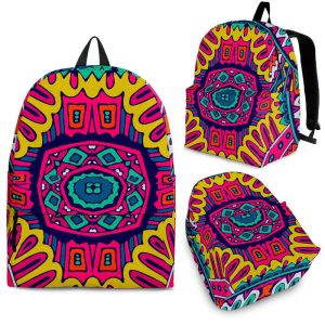 Colorful Mandala Bohemian Pattern Print Back To School Backpack BP289