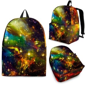 Colorful Universe Galaxy Space Print Back To School Backpack BP280