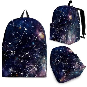 Constellation Galaxy Space Print Back To School Backpack BP277