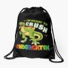 Crush Kindergarten Dinousar Back To School T Rex Boys Drawstring Bag DSB360