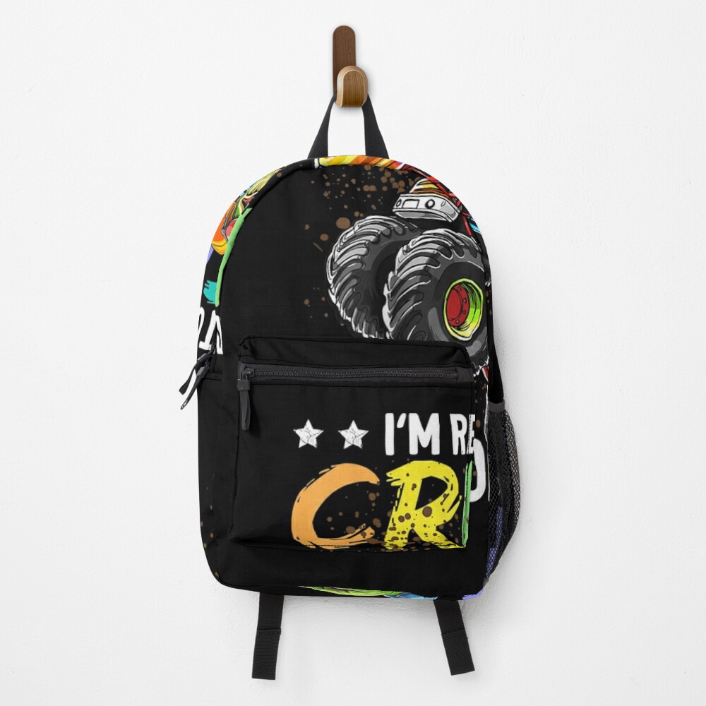 Crush-Preschool-Dinosaur-Monster-Truck-Back-To-School-Boys-Backpack-PBP928 Crush Preschool Dinosaur Monster Truck Back To School Boys Backpack PBP928