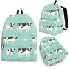 Cute Cow And Baby Cow Pattern Print Back To School Backpack BP336