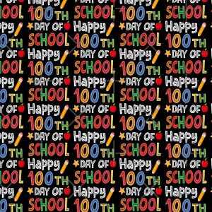 Cute Happy 100Th Day Of School Drawstring Bag DSB085 1