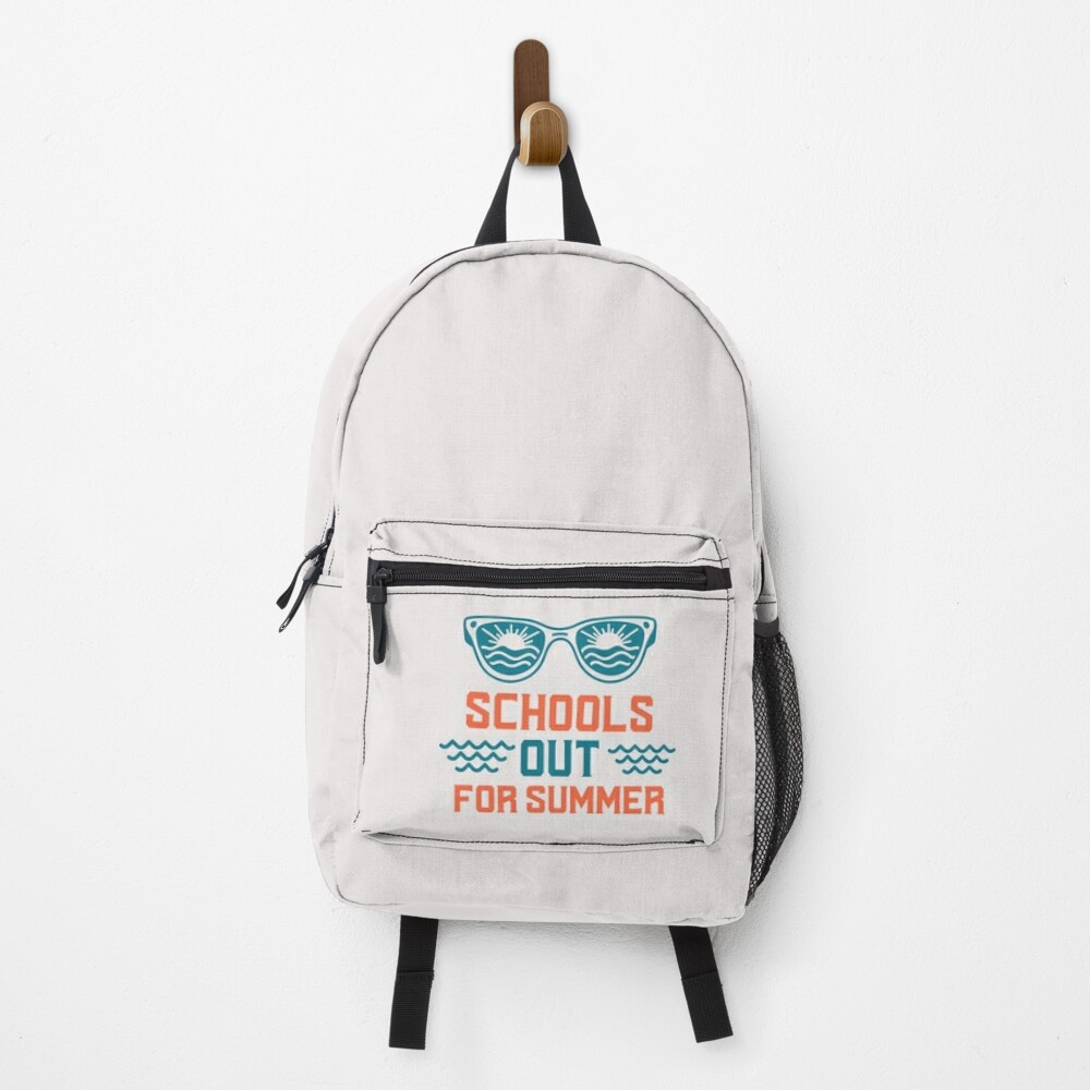 Cute Retro Last Day Of School Schools Out For Summer Teacher Backpack PBP1006